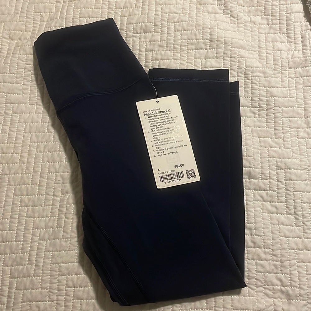 Lululemon align 21” - navy NWT